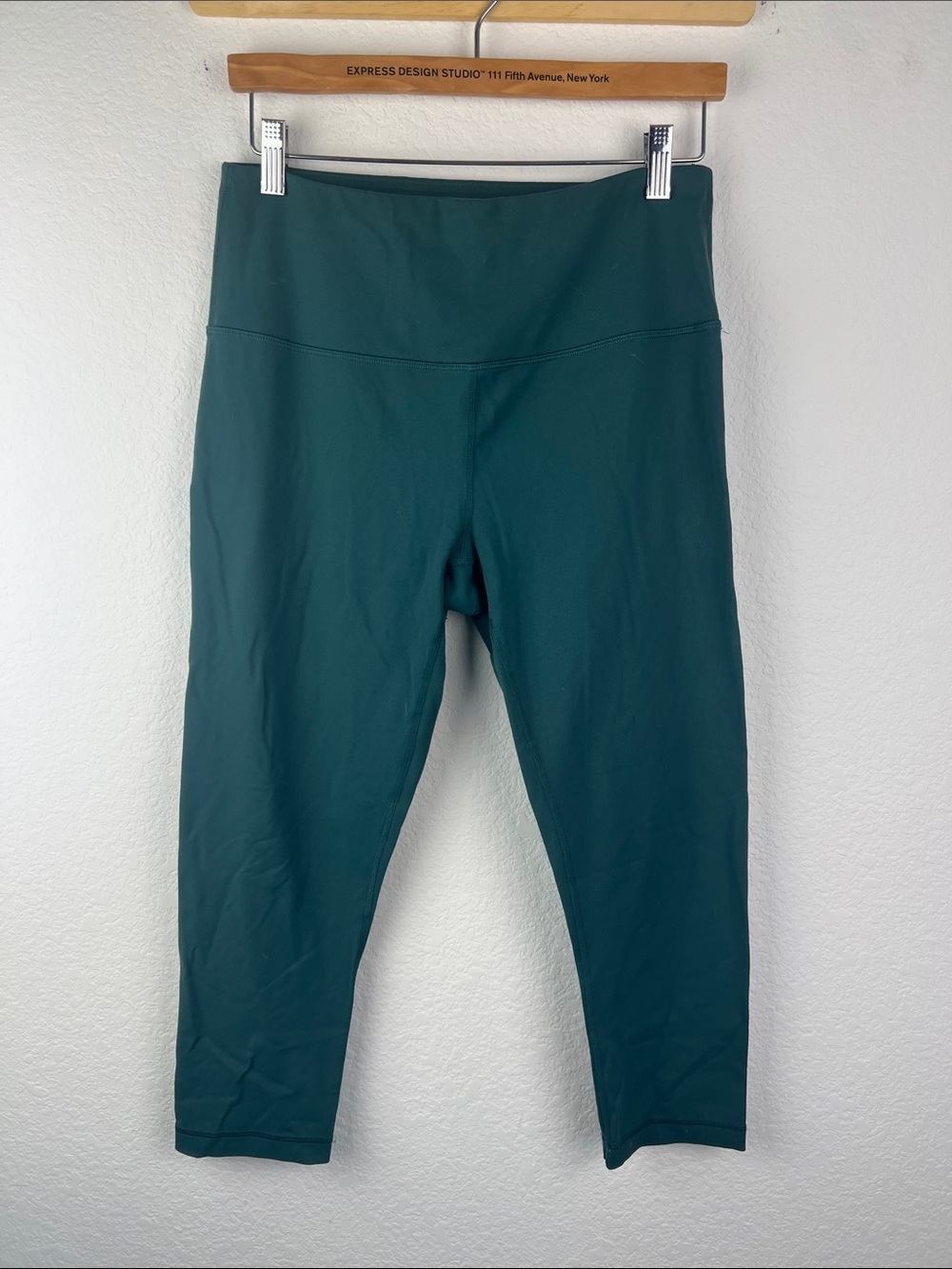 90 Degree By Reflex Deep Teal Green Performance Leggings Women’s Size Large